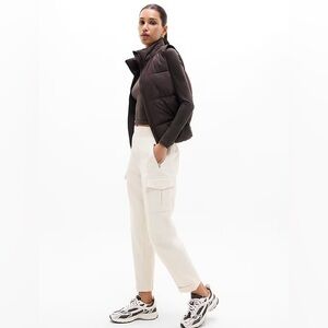 Athleta Endless High Rise Cargo Pants, 6/Tall, Abalone